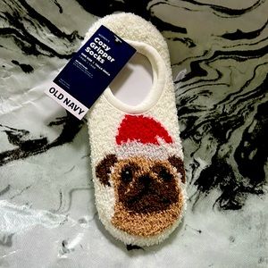 OLD NAVY Cozy Gripper PUG Socks